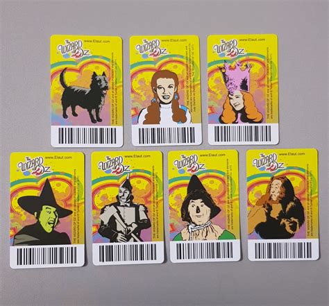 Wizard of Oz 8 card set for 2500 tickets, if memory serves. . Wizard of oz coin pusher cards worth